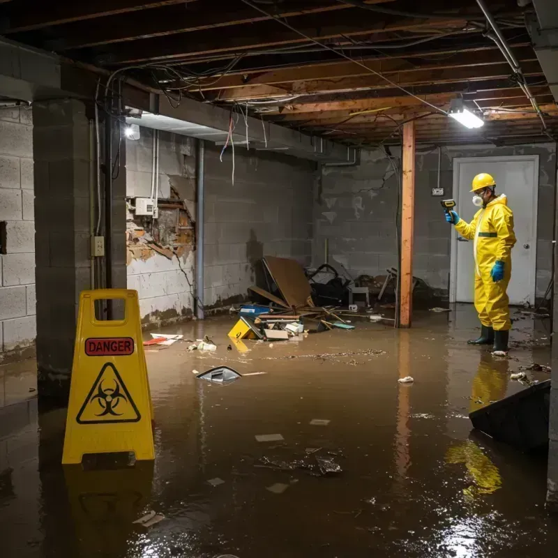 Flooded Basement Electrical Hazard in Montgomery, VT Property